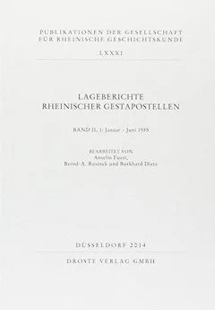 Lageberichte rheinischer Gestapostellen