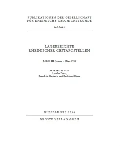 Lageberichte rheinischer Gestapostellen